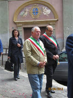 I due sindaci, di San Damiano Macra e Caramagna Piemonte