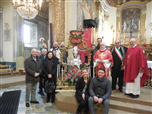Messa di San Biagio con amministratori e Don Oreste Ponzone e Don Borio