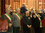Festa del Tricolore - Premiazione di Filippo Garello, ex combattente classe 1921 (8/1/2011)