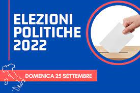 ELEZIONI POLITICHE - 25 SETTEMBRE 2022