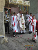 Processione del Corpus Domini a San Damiano Macra (2/6/2013)