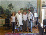 Visita dell'ex sindaco di Alicia Bergoglio (26/8/2014)