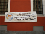 Striscione del CSV - Provincia di Cuneo