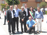Foto di gruppo con l'Assessore Osella e il Vice Sindaco Coppola
