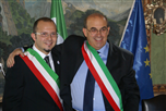 I Sindaci Donato Cataldo e Mario Riu