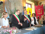Firma del gemellaggio con Aquilonia (26/9/2010)