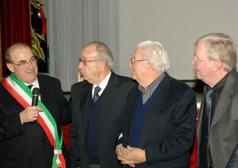 Il Sindaco premia gli imprenditori Allasia, Osella e Festa
