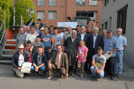 Foto di gruppo con i premiati della Fiera Zootecnica