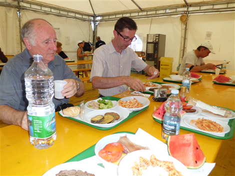 Pranzo nel campo