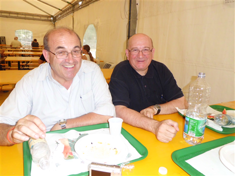 Il Sindaco Riu e Don Tonino Borio