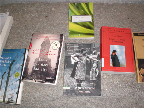 Libri in esposizione