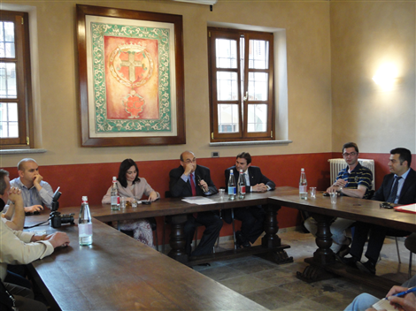 Da sinistra, Chiaraviglio, Gancia, Riu, Gregorio, Osella e Riggio