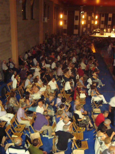 Scorcio della folla presente
