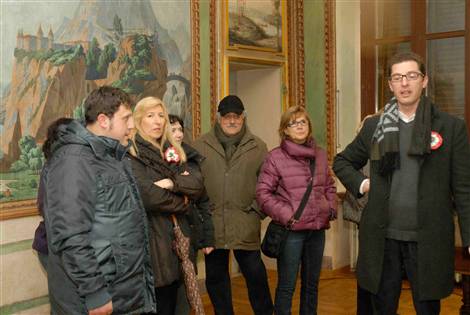L'Assessore Osella fa da guida per le visite in Sala Consiliare