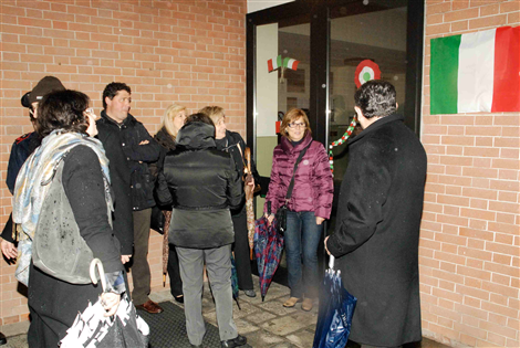 Da sinistra: Delfino, Brunetto, Milli, Riu, Allasia, Osella, Festa, Piumatti.