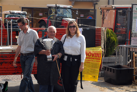 Il Sindaco di Carmagnola con Perlo