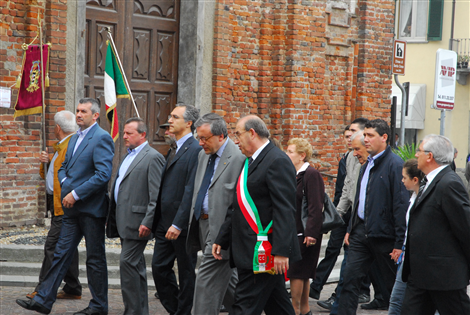 Da sinistra: Ivano Cominetti, Celestino Bono, Claudio Bono, Giorgio Groppo e Mario Riu