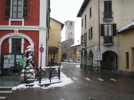Caramagna sotto la neve