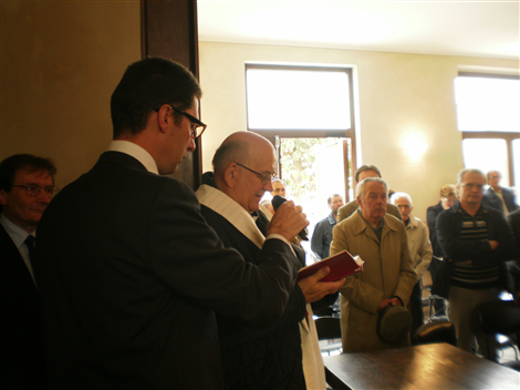 La benedizione di Don Antonio Borio