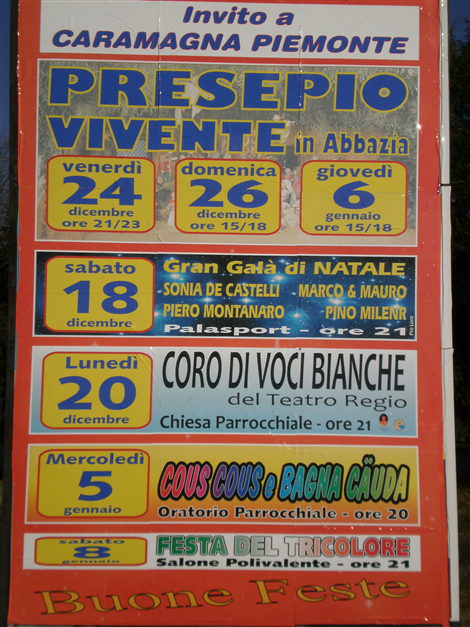 Cartello Feste Natalizie