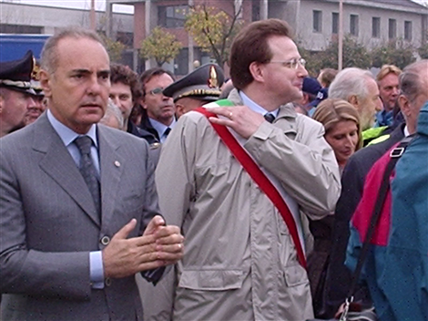 L'allora presidente della Regione Enzo Ghigo