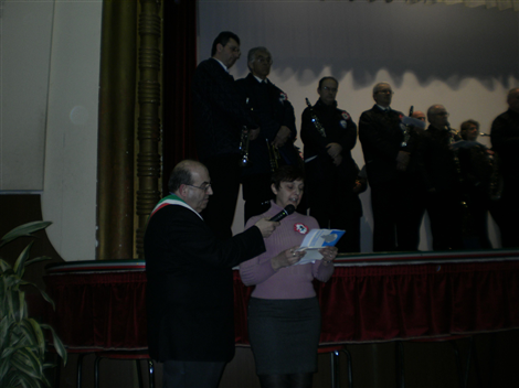 Il Sindaco Riu e Agnese Osella