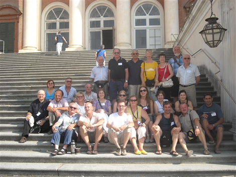 Foto di gruppo al Castello di Racconigi