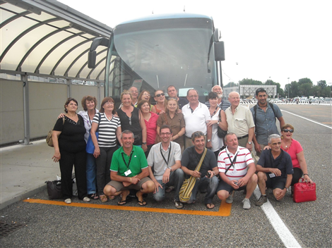 Visita dei gemelli argentini a Caramagna (aeroporto di Caselle)