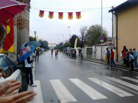 L'arrivo in Via San Sebastiano