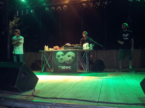 Gli ATPC sul palco del Fantarock on the beach (20/7/2013)