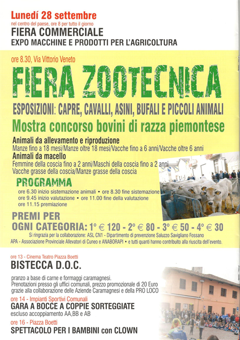 Locandina Fiera Zootecnica 2015