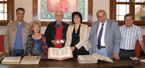 Donazione dell'incunabolo di Concio (22/9/2012)