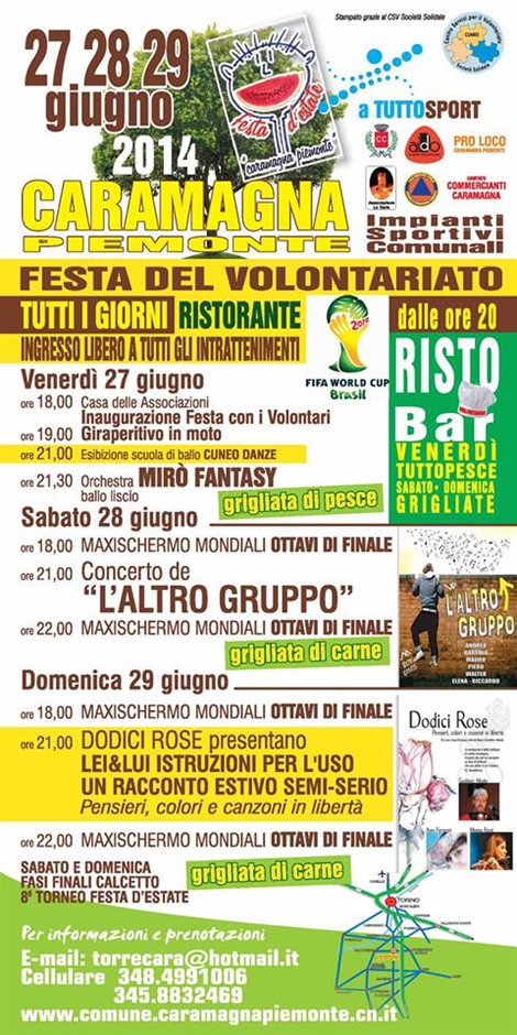Locandina Festa d'estate 2014