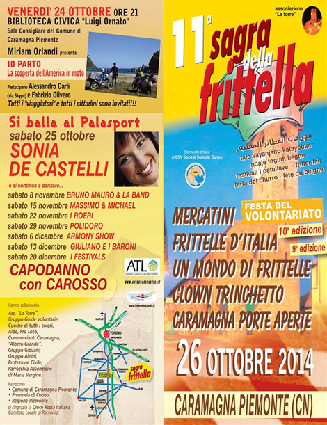 Depliant della Sagra della Frittella 2014