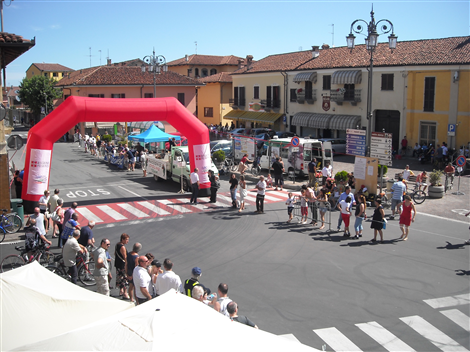 Panoramica su Piazza Umberto I