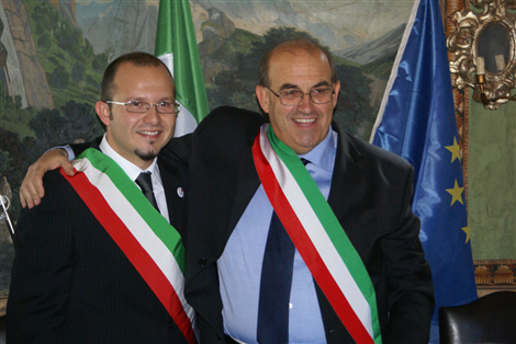 I Sindaci Donato Cataldo e Mario Riu