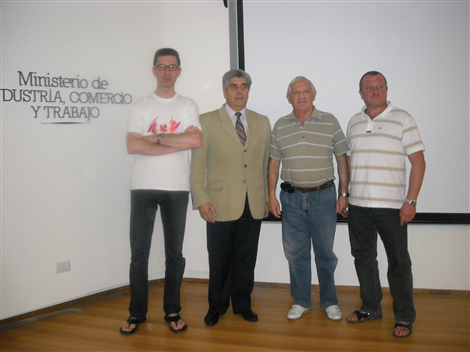 Foto con l'Ing. Martinelli, Segretario Ministro del Lavoro