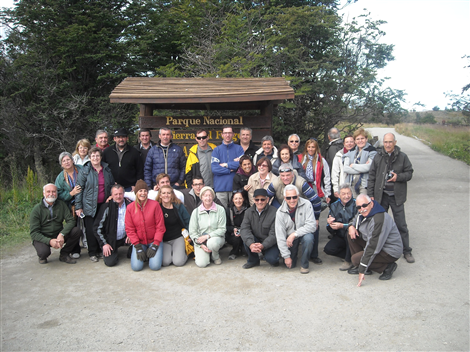 Gruppo nel parco nazionale della Terra del Fuoco