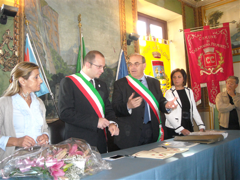 Firma del gemellaggio con Aquilonia (26/9/2010)