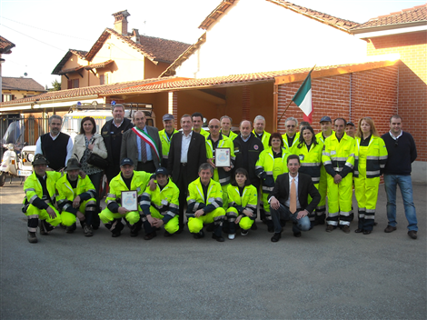 Presentazione della nuova vettura e dotazioni della Protezione Civile (10/4/2010)