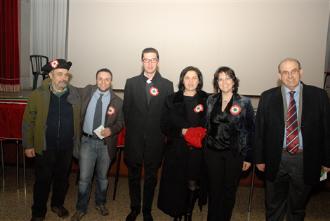 Da sinistra: Daniele, Colombano, Osella, Coppola, Oddenino, Riu