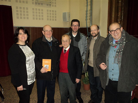 Daniela Oddenino, Don Borio, Isacco Levi, Marco Osella, Gianfranco Becchio e il Sindaco Riu