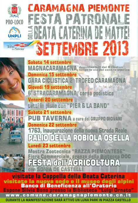 Locandina Festa Beata Caterina 2013
