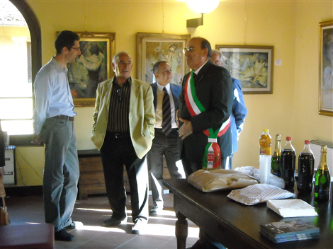 Inaugurazione della mostra d'arte di Michele Baretta (22/5/2010)