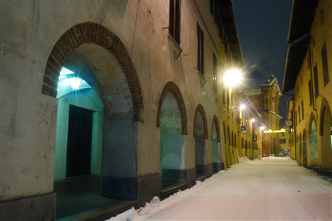 Via Ornato innevata