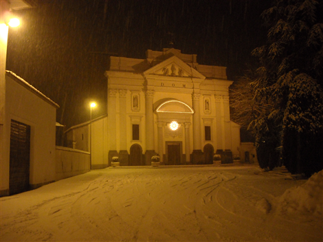 Caramagna sotto la neve