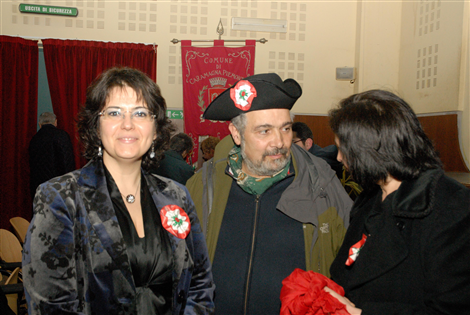 Daniela Oddennino, consigliere comunale, l'Assessore Daniele e il Vice Sindaco Coppola