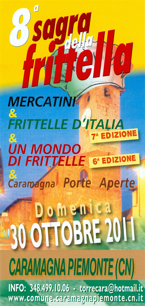 Locandina della Sagra della Frittella 2011