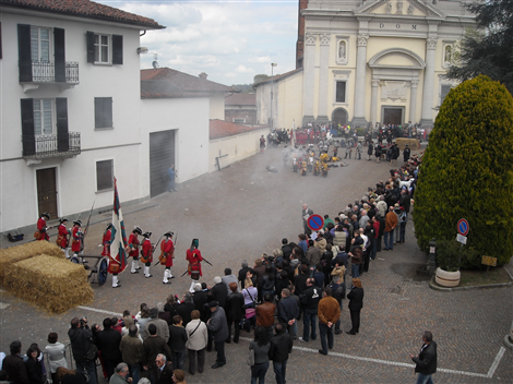 Spari a salve con i cannoni