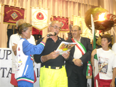 Il coordinatore della Protezione Civile Nicola Del Casale